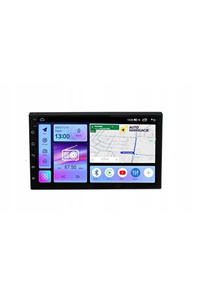 NO BRAND Radio auto 2DIN de 7 inci cu navigație GPS, CARPLAY, 8 GB, 128 GB