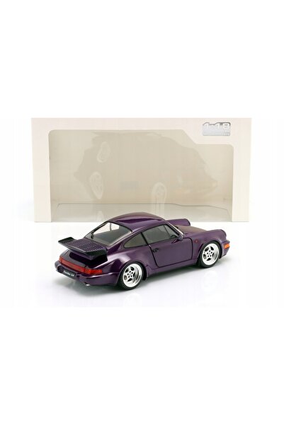 NO BRAND SOLIDO PORSCHE 911 (964) TURBO 1990 Violet metalizat 1:18