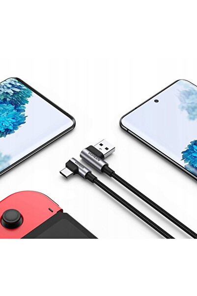 NO BRAND Cablu USB unghiular Ugreen – USB Tip C Quick Charge 3.0 QC3.0 3 A 1 m