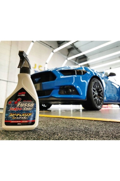 soft99 Quick Detailer lichid Fusso Coat Speed & Barrier 400ml + Mănuși