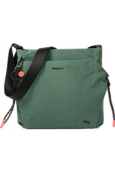 NO BRAND Geantă de umăr Hedgren Makoto 15L Verde rață