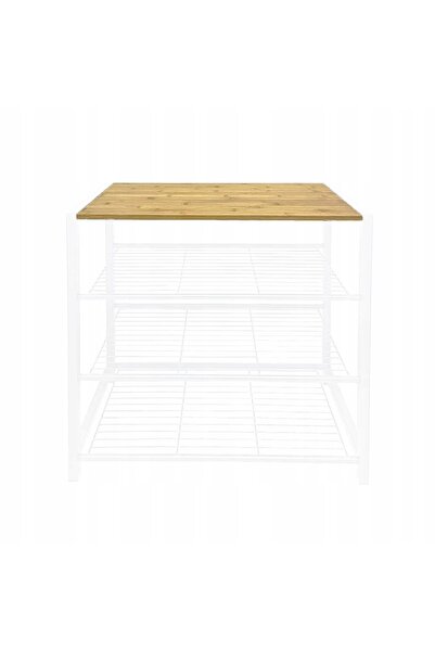 Brunbeste Raft pentru pantofi cu 4 niveluri, alb, 80x30x56cm