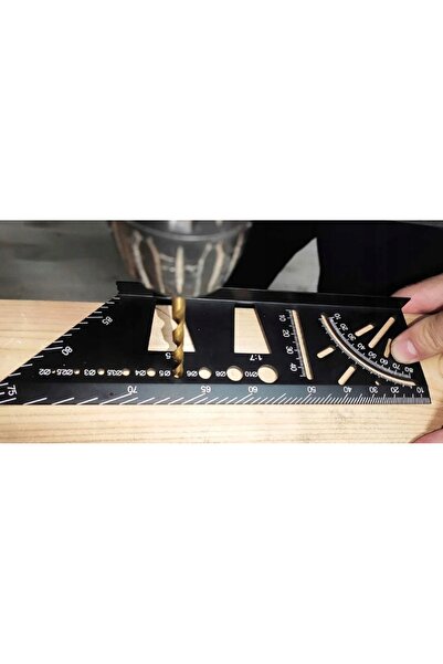 NO BRAND KTZ33 Echer japonez 3D din aluminiu pentru tâmplărie