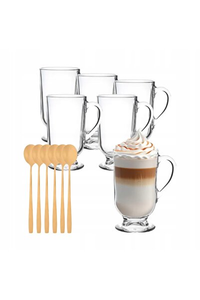 ALTOM DESIGN Pahare de sticlă pentru latte 310 ml 6 bucăți
