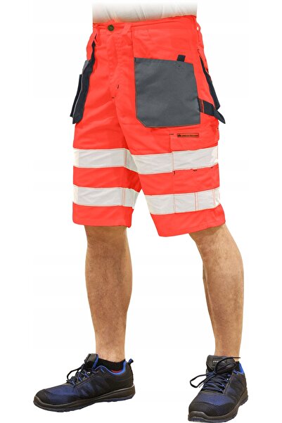 NO BRAND Pantaloni scurți de lucru, reflectorizanți, de siguranță, pentru ave...