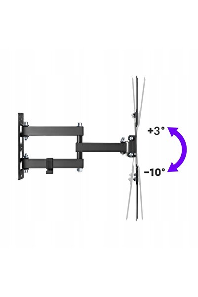 NO BRAND Suport rotativ pentru televizor LCD/LED de 23'-55', cu sistem de sus...