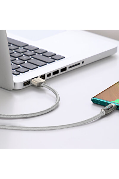 NO BRAND Cablu Baseus USB - USB tip C 1 m alb