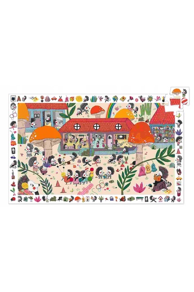 djeco Puzzle observațional Școala Ariciilor 35 el. cadru de căutare poster z