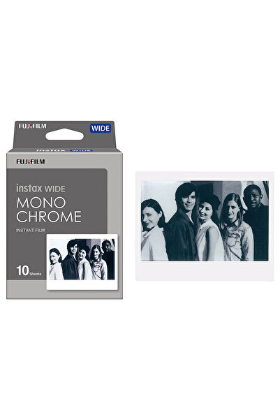 Fujifilm Film Instax WIDE monocrom alb-negru