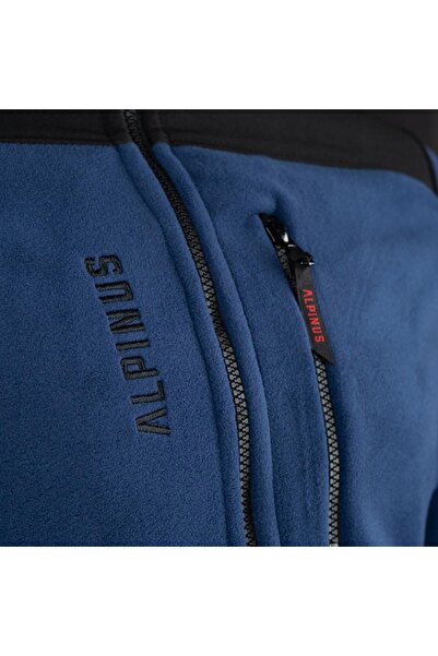 Alpinus Hanorac bărbătesc din fleece Caen 200, albastru marin, mărimea L