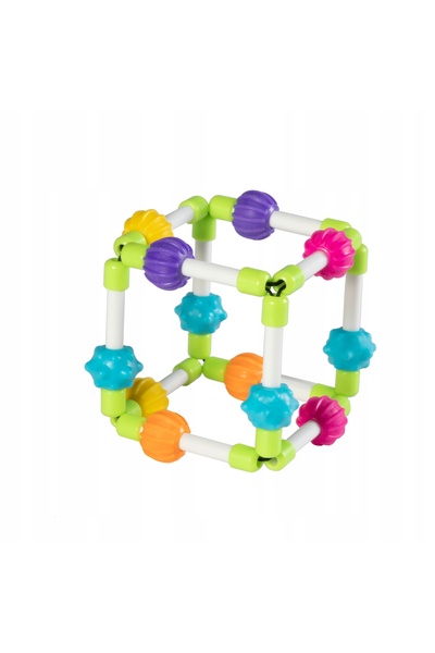 Fat Brain Toys jucărie senzorială pentru bebeluși quubi fat brain