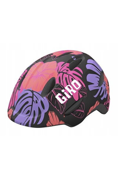 Giro Cască pentru copii Scamp negru mat floral - XS 45-49