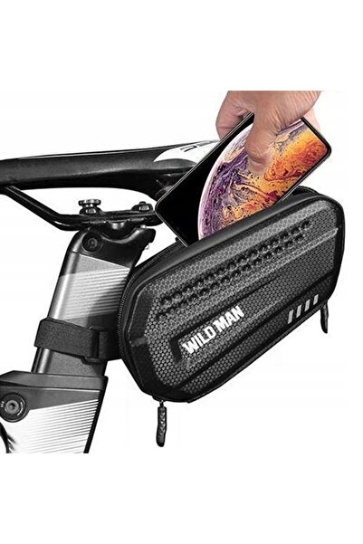 NO BRAND Geantă de bicicletă sub șa WILDMAN ES7, Geantă spate impermeabilă 1,2L