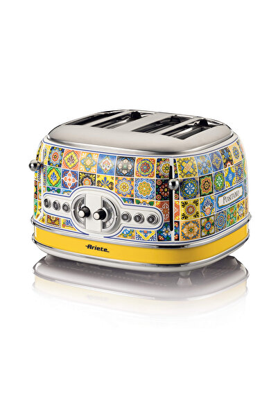 ARIETE Toster 156 Positano 1600W 4 grătare 6 niveluri de prăjire Tavă