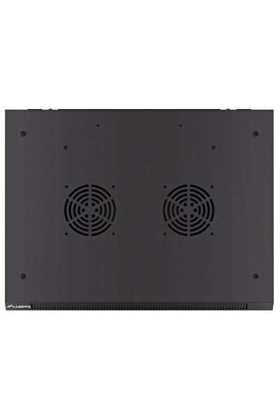 Lanberg Dulap de instalare suspendat de 19 inci, 9U, 600 x 450 mm, negru (uși...