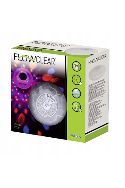 BESTWAY Super Lumină LED pentru piscină, lampă plutitoare pentru piscină, gad...