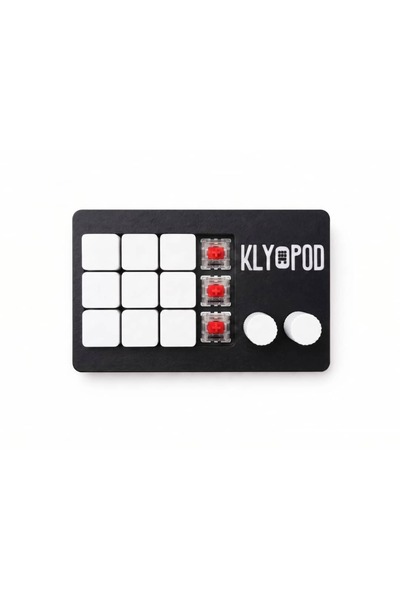 KLYPOD Macropad MP12 12 Makro Tuş 2 Döndürebilir Tuş OBS,Twitch,Kick