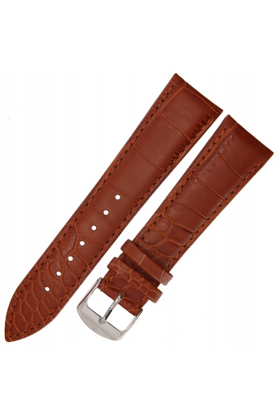 NO BRAND HORIDO 9612 - MARO MEDIU - 22 mm - Curea de ceas din piele cu textură