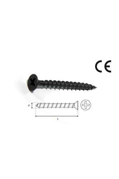 NO BRAND Șuruburi STALCO pentru plăci G-K 4,8x120 lemn 200 bucăți DS48120