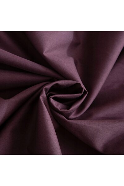 NO BRAND Set lenjerie de pat 220x200 satinat 100% bumbac RUFFY Premium Maro