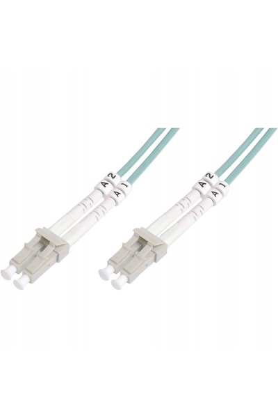 Digitus Cablu patch fibră optică LC/LC, DP LX, MM 50/125, OM3, LSOH