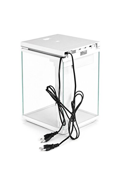 NO BRAND ACVARIU DE 10L CU FILTRU ȘI ILUMINARE LED ALBĂ SET COMPLET KRUGER