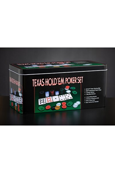 NO BRAND SET POKER MARE JETE CĂRȚI SALINĂ 2 PACHETE 200 JETE NOMINALE TEXAS