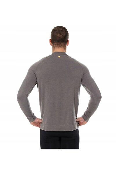 Brubeck Bluză termică pentru bărbați Active Wool LS13330 Gri XXL