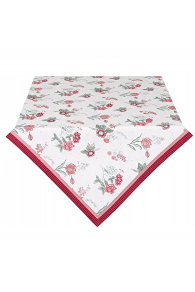 NO BRAND Față de masă din bumbac cu flori, 100cm x 100cm