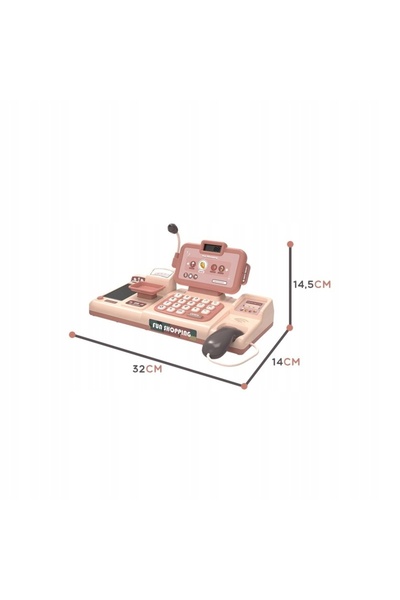 woopie 29702 Casă de marcat pentru copii cu scanner, cântar și microfon + 25 ...