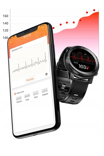 NO BRAND SMARTWATCH Ceas, pedometru, pulsometru, calorii