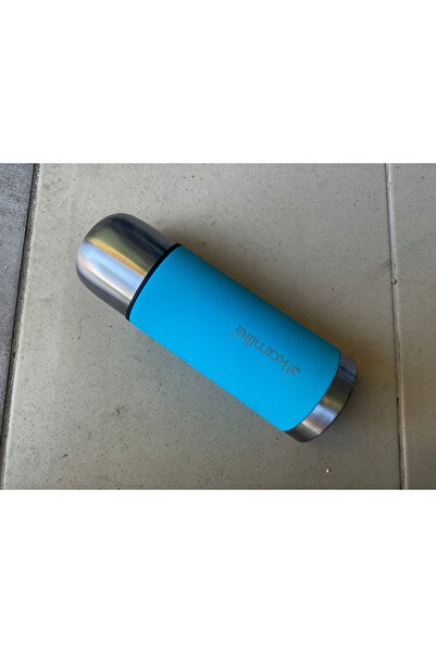 NO BRAND Termos pentru copii, pentru școală, 350 ml, albastru, din oțel, etan...