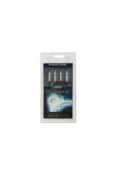 NO BRAND Cablu 2 RCA CINCH PROLINK FUTURA SLIM 2m