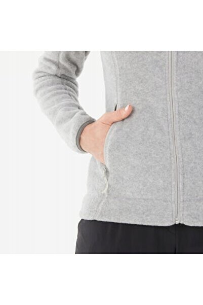 NO BRAND Quechua MH120 fleece de drumeție pentru femei, mărimea XS
