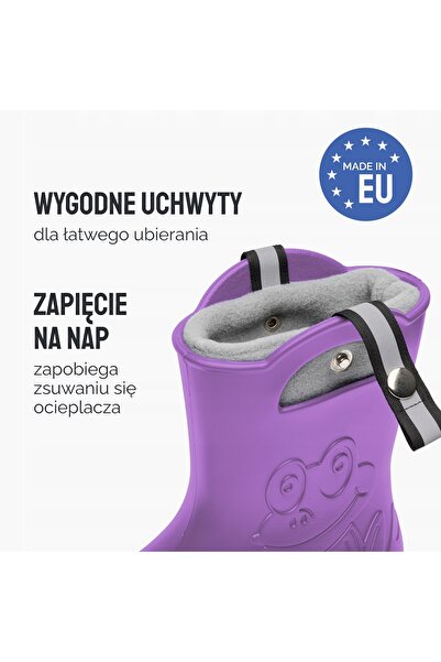 NO BRAND Cizme de cauciuc pentru copii, căptușite cu spumă EVA, marca LADEHEI...