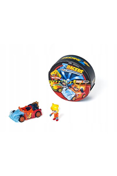 NO BRAND Set cutie magică t- racers mașină cu roți turbo + pilot