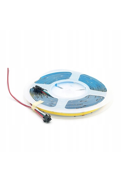 NO BRAND Bandă LED COB digitală 1800, 12 W/m, 4000 K, alb neutru, 10 mm, 24 V...