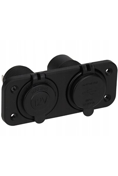 Haba Priză încastrată 12V USB-A/USB-C 3.1A pentru rulotă sau remorcă