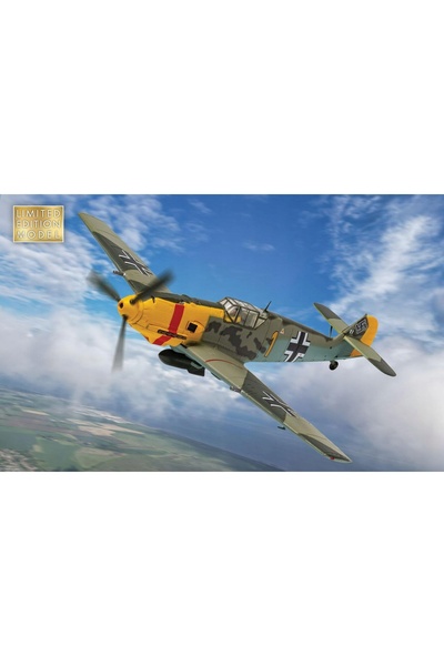 NO BRAND Avion Corgi Messerschmitt Me109E-4/B 'Yellow 1' - Scara 1:72 - AA28009