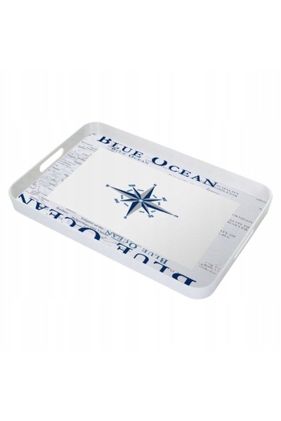 Brunner Platou de servire din melamină Blue Ocean 40x29,5 cm
