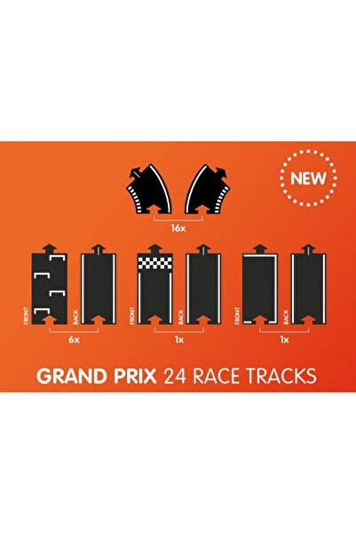NO BRAND WAYTOPLAY GRAND PRIX - Pachet de 24 de piese - Benzi de cauciuc pent...