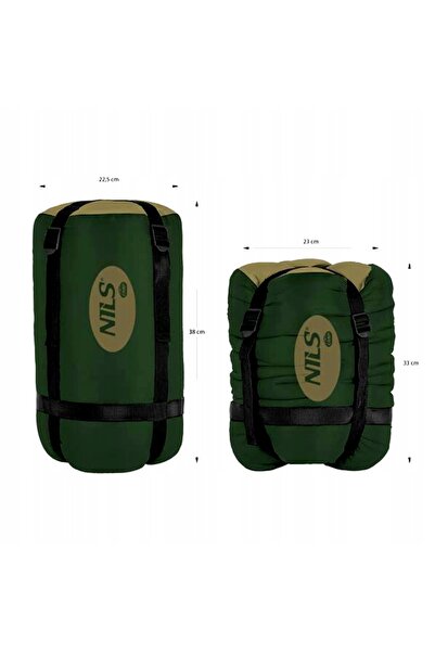NO BRAND Sac de dormit tip mumie pentru cort turistic, verde, 220x80 CM, 0 C,...