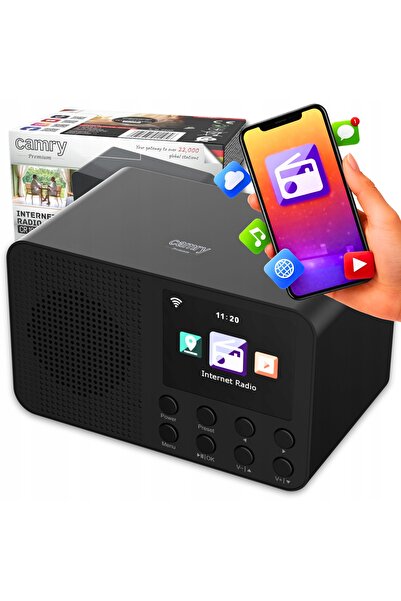 CAMRY WIFI BLUETOOTH REȚEA USB LCD INTERNET RADIO KUCHENNE RADIO PORTABIL