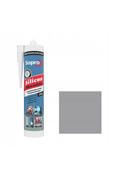 NO BRAND SOPRO SILICON 310ML GRI DESCHIS 16 037