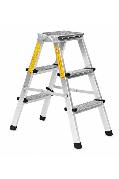 homeliva Seçkin 3+3 Basamaklı Metal Çift Yönlü Merdiven