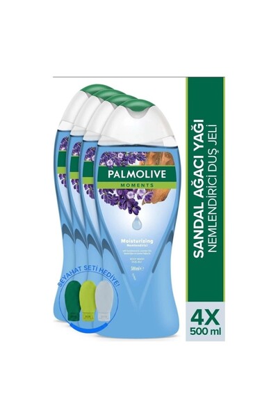 Palmolive Moments Moisturizing Bath and Shower Gel with Sandalwood and Lavend...