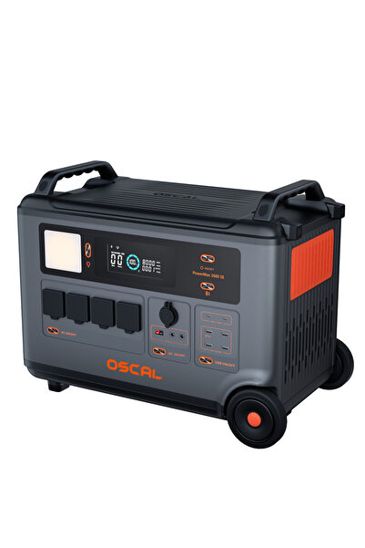 Oscal PowerMax 3600SE 3600Wh-3600W (4500W SurgePad) Taşınabilir Güç Kaynağı LiFePO4 Batarya Power Station