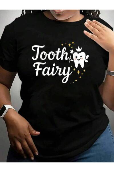 21JNRY Fairy, Cute Spooky Dental Tooth Party Halloween Black Graphic T Shirts...