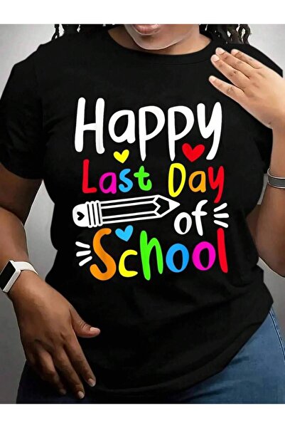 NOURAM Happy Last Day Of Students Women Funny Summer Beak Back To School Blac...
