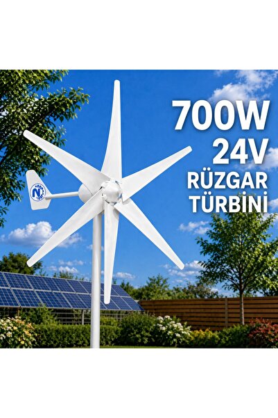 NepaSun 700W 24V Rüzgar türbini + Şarj Kontrol cihazı